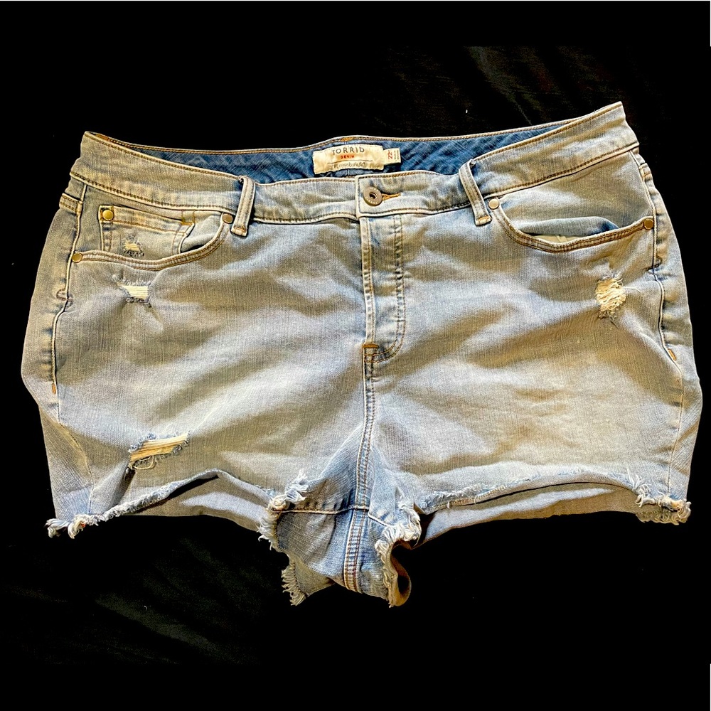 Size 22 Torrid Button Fly Short Shorts